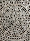 Rare Vintage Pearly Shell Sewing Button Doily Or Wall Hanging Large 16    Stunning
