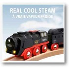 Brio World Battery-operated Steaming Train - Interactive Toy Train   