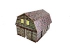1 18 Scale Wooden Warehouse Garage Diorama Kit     Barn Display For Diecast Cars