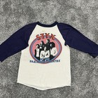 Vintage 1981 Styx World Tour Paradise Theatre Raglan Baseball T-shirt Size Med