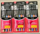 12 Pcs Colgate Slim Soft Charcoal Toothbrush 17x Slimmer Soft Tip Bristles
