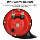 1pair 12v High And Low Tone Super Loud Horn For Truck Pickup Motorcycle