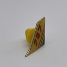 Vintage Boeing 747 Tailfin Enamel Lapel Hat Pin