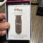 Stylecraft Homie Nano Usb Rechargeable Hair Trimmer For Unisex  Black