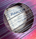 Vintage Marx Pianolin Harp Instrument With Bow  Label 1930s Usa