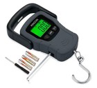 Digital Hanging Luggage Scale With Comfortable Handle And Large Hook  110lb 2pcs