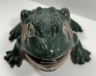 Antique Cast Iron Frog Fish Pond Bird Bath Water Spout Sprinkler Aerator Garden