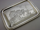 Historic 655g American Depression Era 1929 Sterling Silver Tray Dayton Ohio