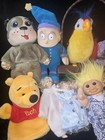Random Lot Of Stuffed Animals And Dolls Plush Toys Various Brands