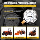Replace For Kubota Hst Boost Kit W gauge Hst Hydraulic Shims Fit For Kubota Mx
