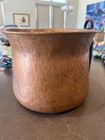 Large Copper Planter Cauldron Beautiful Vintage Patina 44 Oz