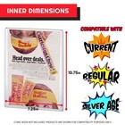 Evoretro Comic Book Toploader Fits Current  Regular  Silver Age Comics 0 5cm    