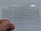 3 Pack Of Wallet Magnifier Fresnel Lenses - 3x Magnification Reading Aid