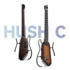 Donner Hush C Acoustic Electric Classical Guitar Nylon String   Bag   Sunburst