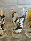 Vintage 1973 Pepsi Collector Series Looney Tunes Glasses Lot Of 8 Warner Bros