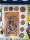 Collectible Junk Drawer Lot 1999   2000 24kt Gold Qrts  1 Goldback Bill   More