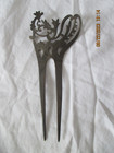Vintage Arts   Crafts Sterling Silver Hair Ornament Comb