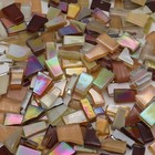 Brown Mixed Irregular Glass Mosaic Tiles For Art Crafts  9oz Value Pack Mosaic
