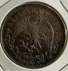         1904 Mo Mexico Peso  Xf Silver Coin       