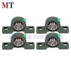4pcs Ucp206-20 1-1 4 self-aligning Pillow Block Bearing Solid Base Bore 2-bolt