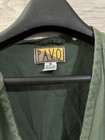 Vintage Pavo Size Medium Mens Cotton Fishing Vest Green Zippers Free Ship