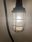 Vintage Crouse-hinds Vs13 Industrial Trouble Light Glass Globe   Metal Cage