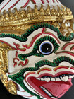 Thai Khon Dance Mask Hanuman Hindu Deity Handmade Paper Mache