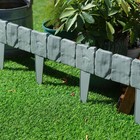 Garden Edging Border Imitation Stone Fence Partition Fence Garden Decor  40pcs 
