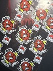 Pok  mon Center  Tokyo Magikarp  129 Sticker B Side Label  Water   I   ve 