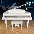 Yamaha Clp-865gp White Digital Baby Grand Piano 88-key 3 Pedal Aux Out Bench