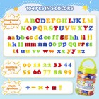 104 Pcs Alphabet Magnetic Letters And Numbers For Toddlers abc 123 Fridge Edu   