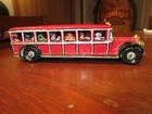 Vintage Cast Iron Toy Bus With Passengers