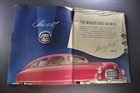 1949 Nash Lg Prestige Brochure Ambassador Airflyte Sedan Brougham 600 Original