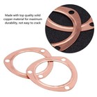 3 Inch Copper Header Exhaust Collector Gaskets Fits For Sbc Bbc 302 350 454 383