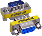 2pcs Rs232 Serial Cable 9 Pin Db9 Male To Female Gender Changer Coupler Adapt   