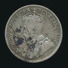 Newfoundland 1917-c 25 Cents  1734 Ounces Of Silver 