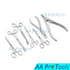 7 Body Piercing Instruments Kit Tools Penington Sponge Forceps skin Jewelry Set