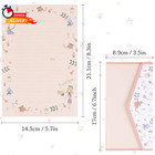 27 Pcs Stationary Writing Paper With Envelopes Set Cute Vintage Floral Letter Wr