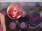 Madonna   confessions Tour   official   pins   Buttons   new On Card
