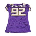 Kyle Schroeder Birmingham Thunderbolts 2001 Game Used Home Jersey Size 52  2
