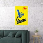 359946 Italian Scooter Vespa Vintage Art Decor Wall Print Poster