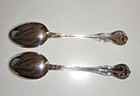 Lot Of 2 Towle Old Master Sterling Silver Teaspoons 6  No Monogram 55 4g