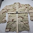 Vtg Us Military Shirt Men Sz Medium-long Desert Storm Camo  90s Combat Outerwear