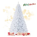 7 5ft White Christmas Tree Classic Pine Tree Pvc Material Thicken Tips white 