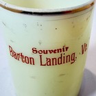 Barton Landing Vt Vermont Uranium Custard Souvenir Antique Glass Trinket Cup