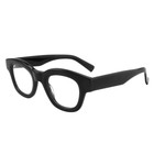Vintage Acetate Square Recessed Eyeglasses Frames Reading Glasses Men Women 2400