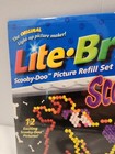 Lite Brite Picture Refill Set Scooby Doo Includes 12 Sheets   Pegs  Great Colors