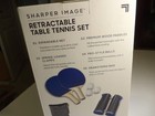 Shaper Image Retractable Table Tennis Set New In Box In Time For Christmas
