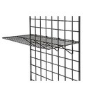 Only Hangers Black Grid Panel Display Shelf 