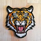 Bengal Tiger Iron-on Patch Embroidered Roaring Wild Animal Souvenir Applique New